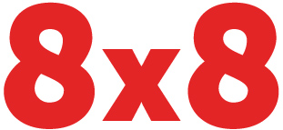 8×8